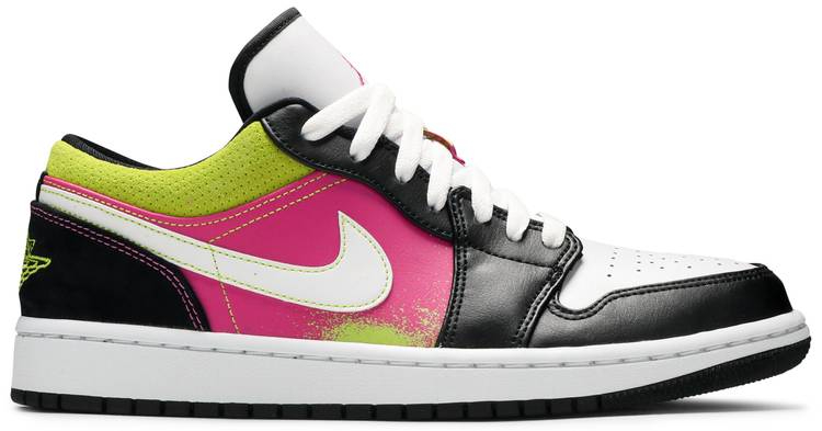 Air Jordan 1 Low  Spray Paint  CW5564-001 - Sneaker Replica Workshop