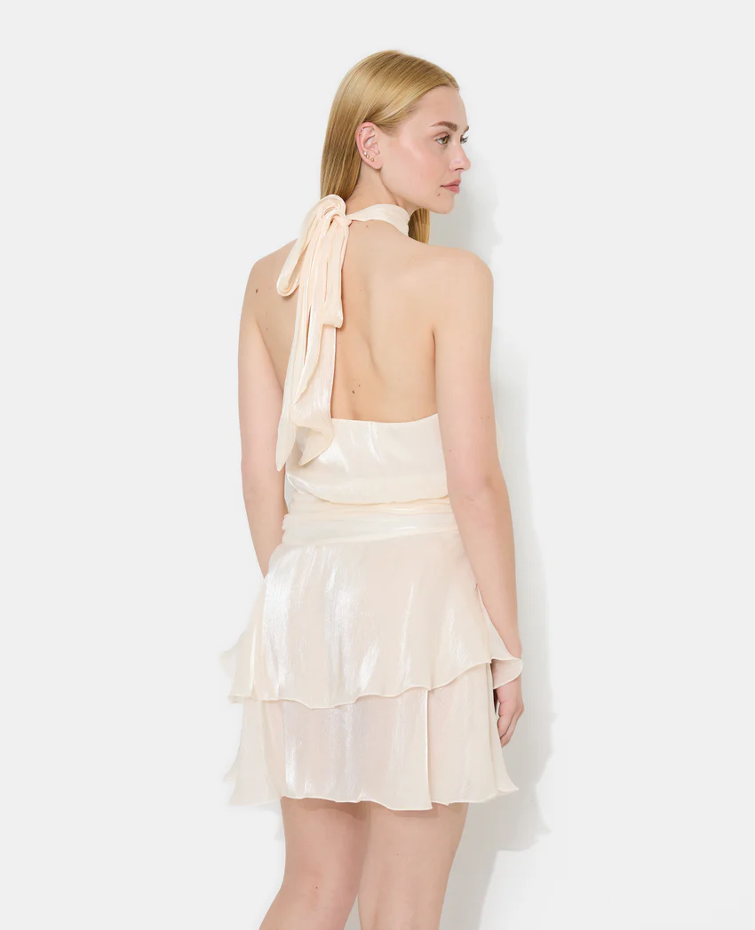 Pimkie Robe courte dos-nu en satin