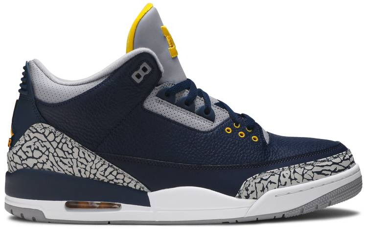 Air Jordan 3 Retro  Michigan  PE AJ3-820064 - Sneaker Replica Workshop