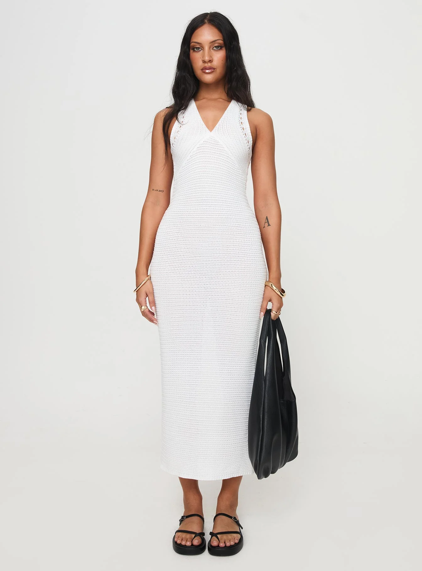 Nyman Maxi Dress White