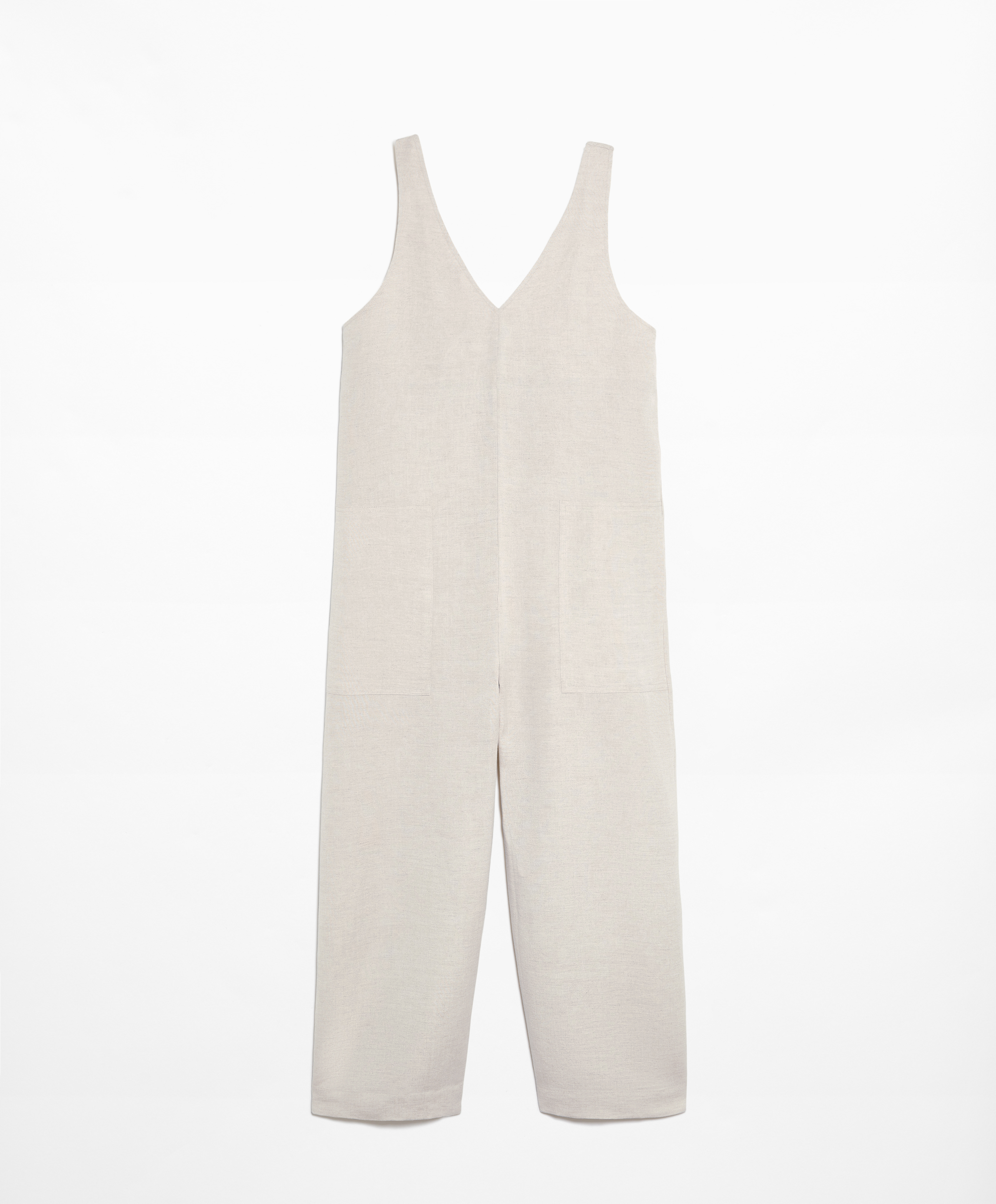 OYSHO Linen blend long jumpsuit
