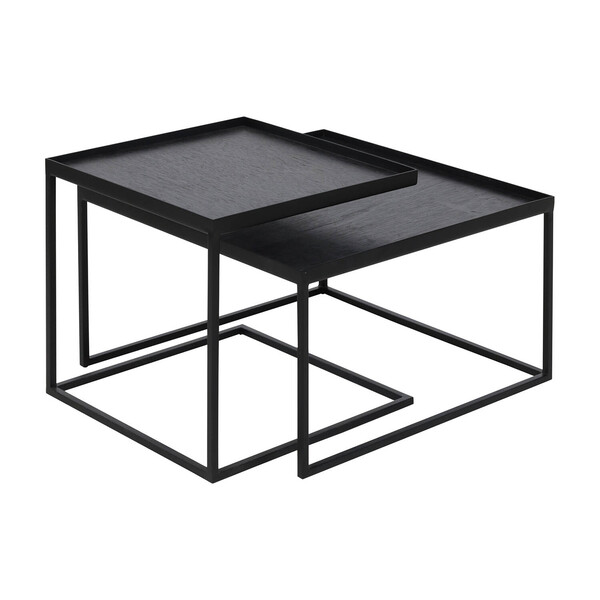 Dienblad koffietafel set - square