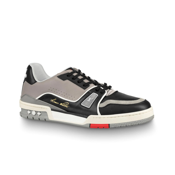 LOUIS VUITTON TRAINER BLACK GREY- LVS029 - Sneaker Replica Workshop