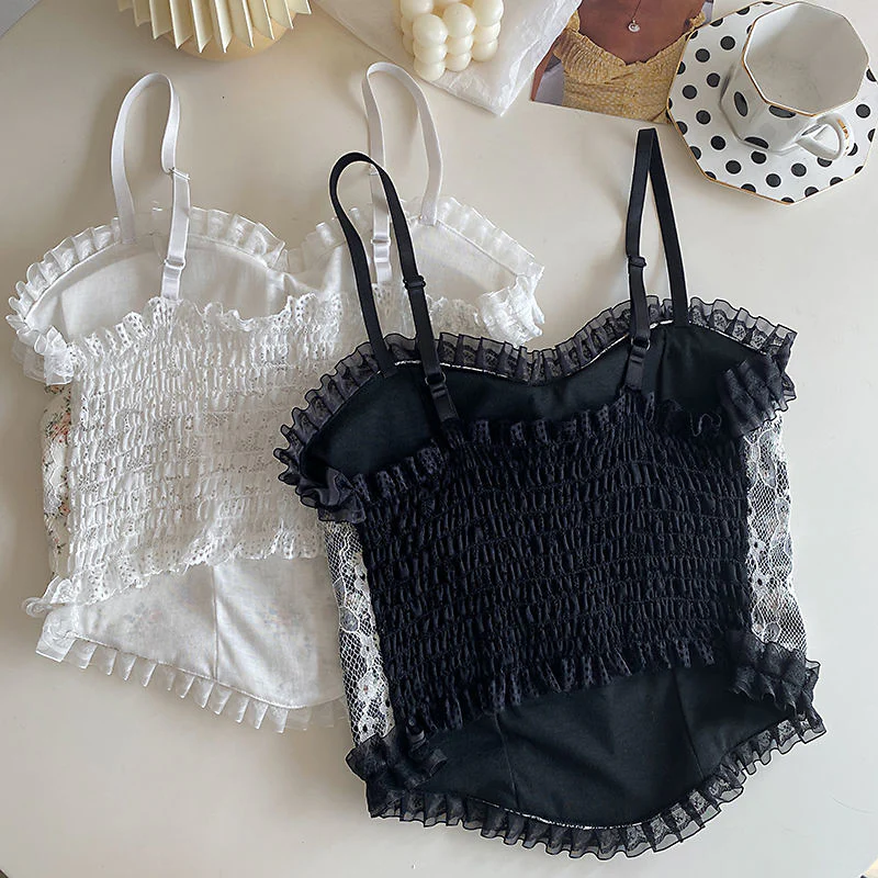 Women's Vintage Elegant French Lace Sling Fashion - XYPARS