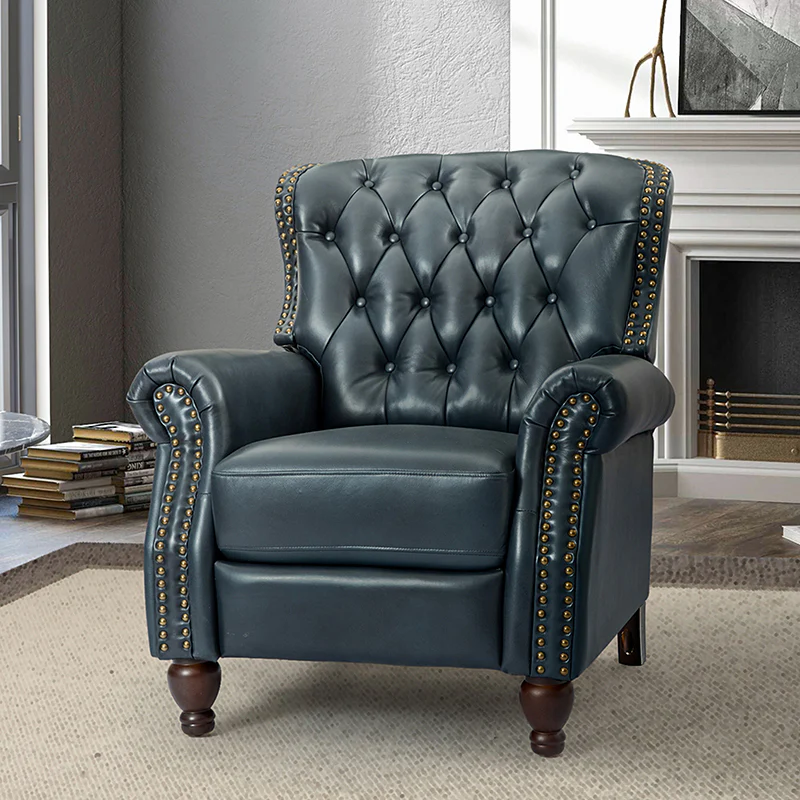 Gabrielle Genuine Leather Oversized Recliner