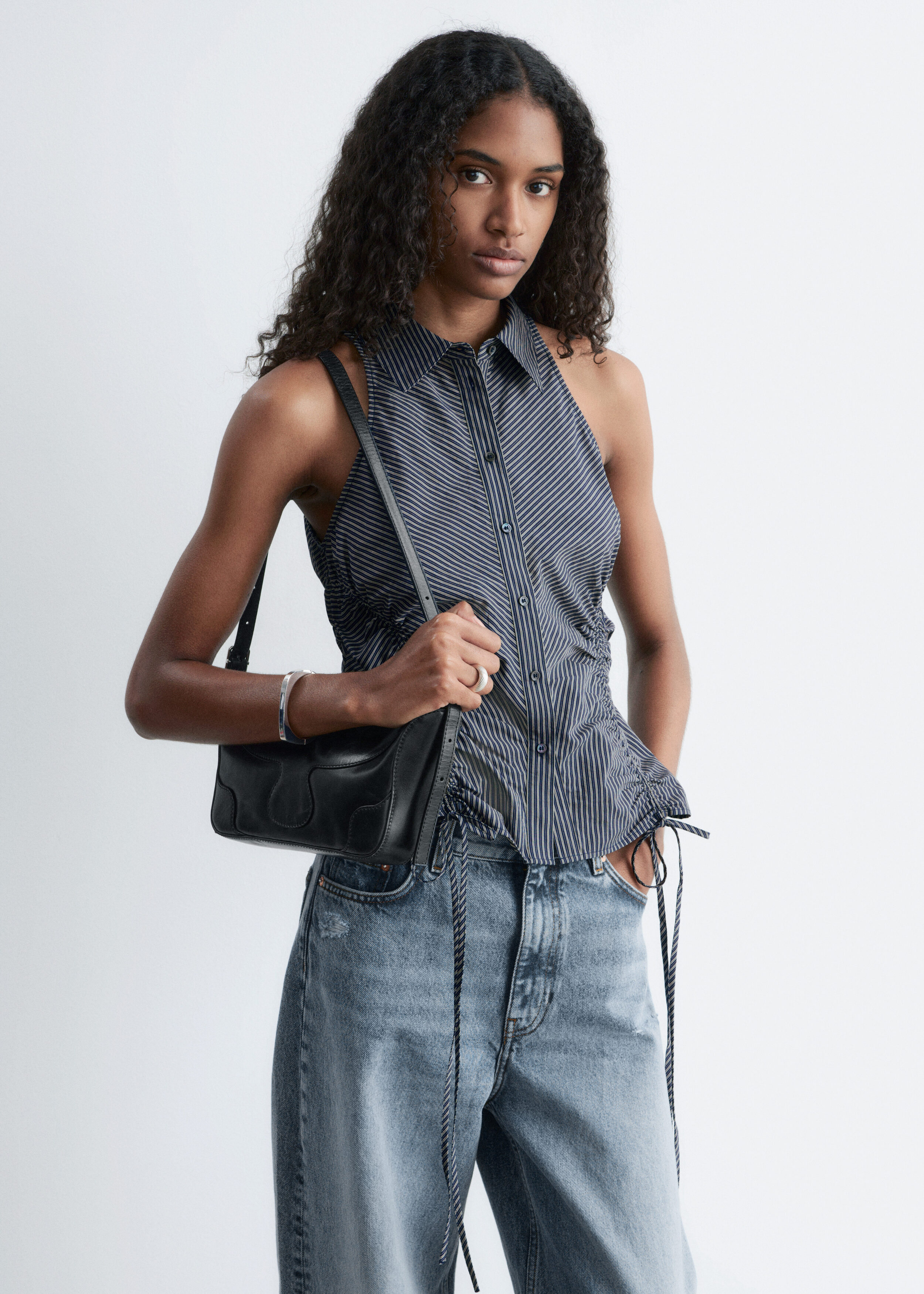 & Other Stories SLEEVELESS DRAWSTRING TOP