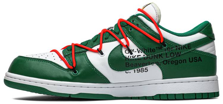Off-White x Dunk Low  Pine Green  CT0856-100 - Sneaker Replica Workshop