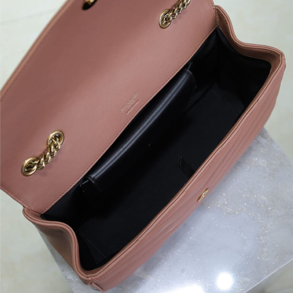 YSL LOULOU medium in MATELASSE lambskin - Top Club