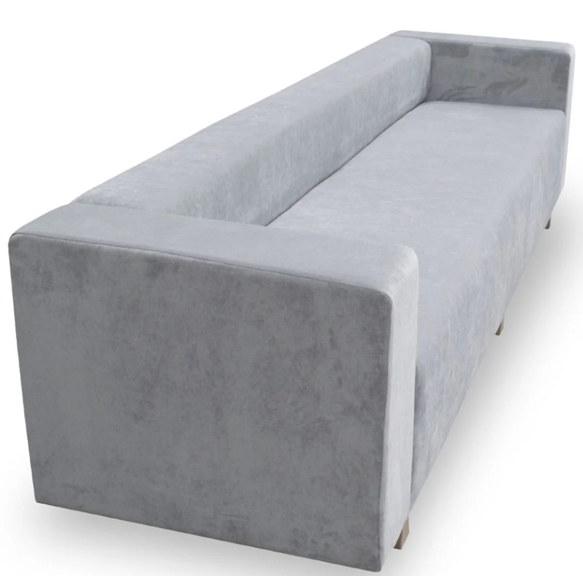 Luxury living room velvet sofa 260 x 75 x H. 70 cm - Various colors - Living room furniture