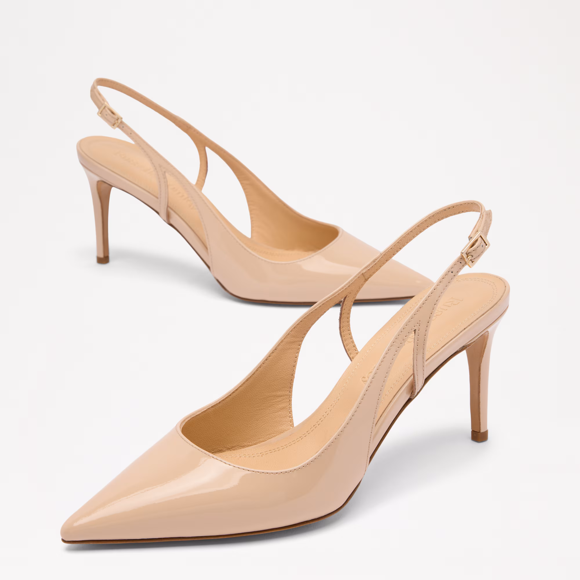 LineyCutout Slingback Heel