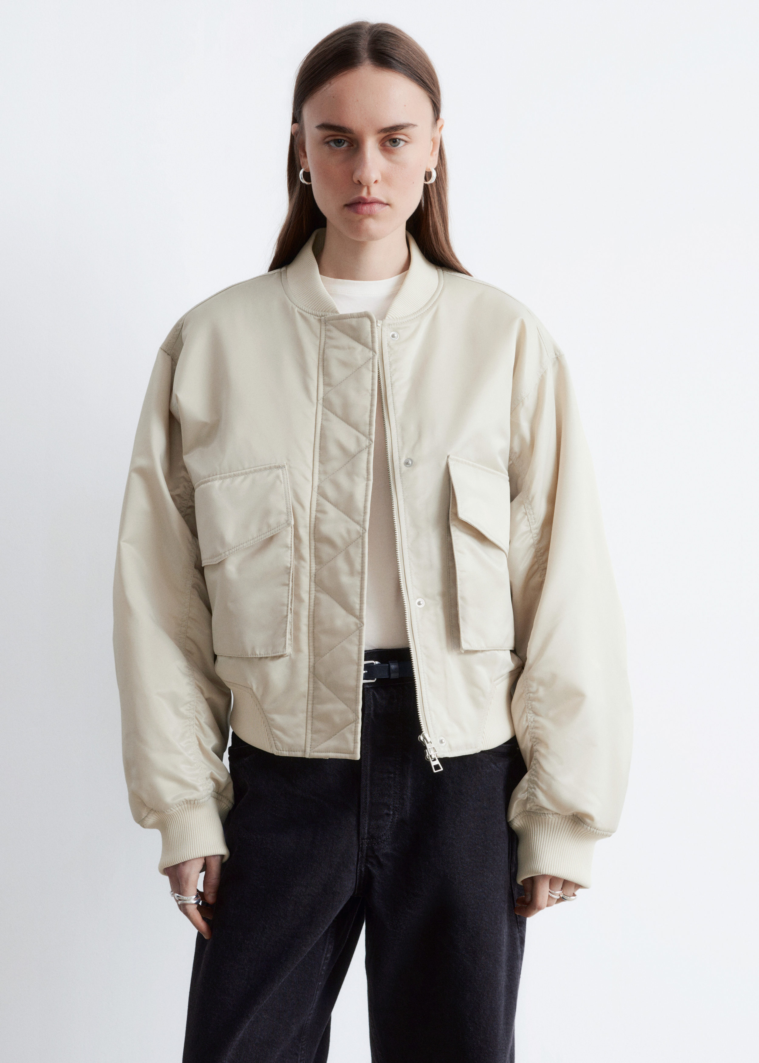 & Other Stories PADDED BOMBER JACKET