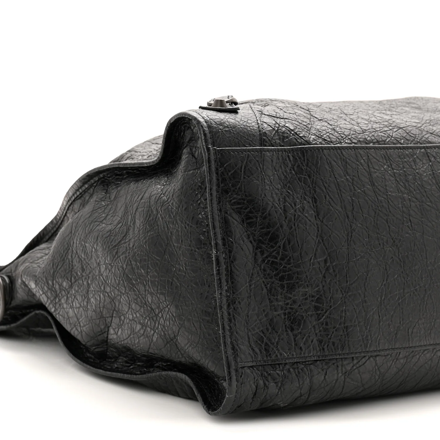 Arena Lambskin Brass Hardware Le City Travel Bag Black - Top Club