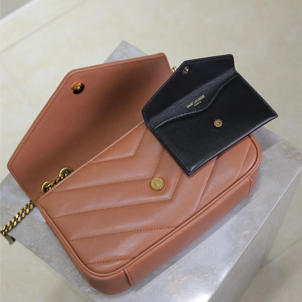 YSL LOULOU small in MATELASSE lambskin - Top Club