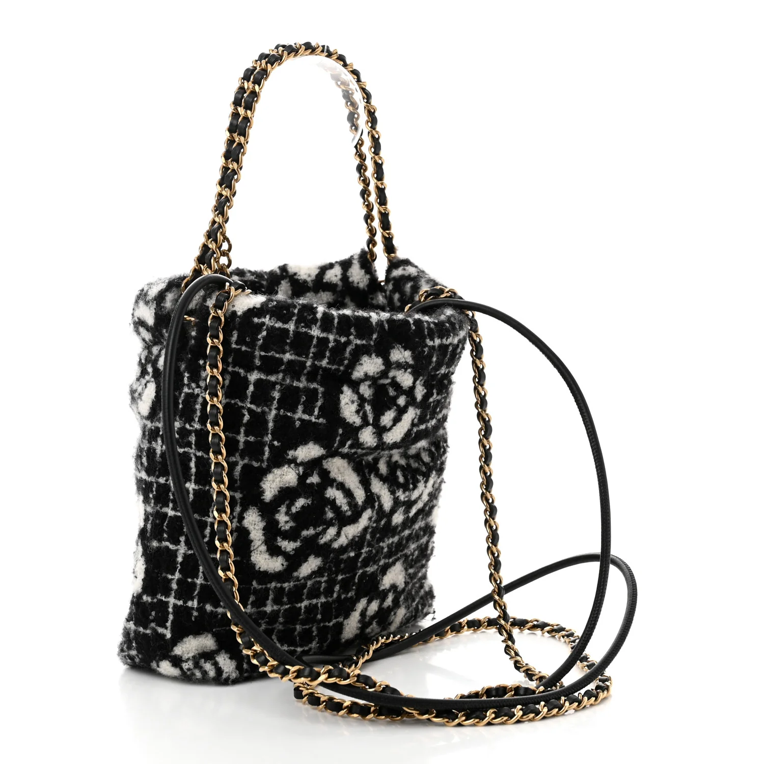 Cashmere Mini Chanel 22 Black White - Top Club