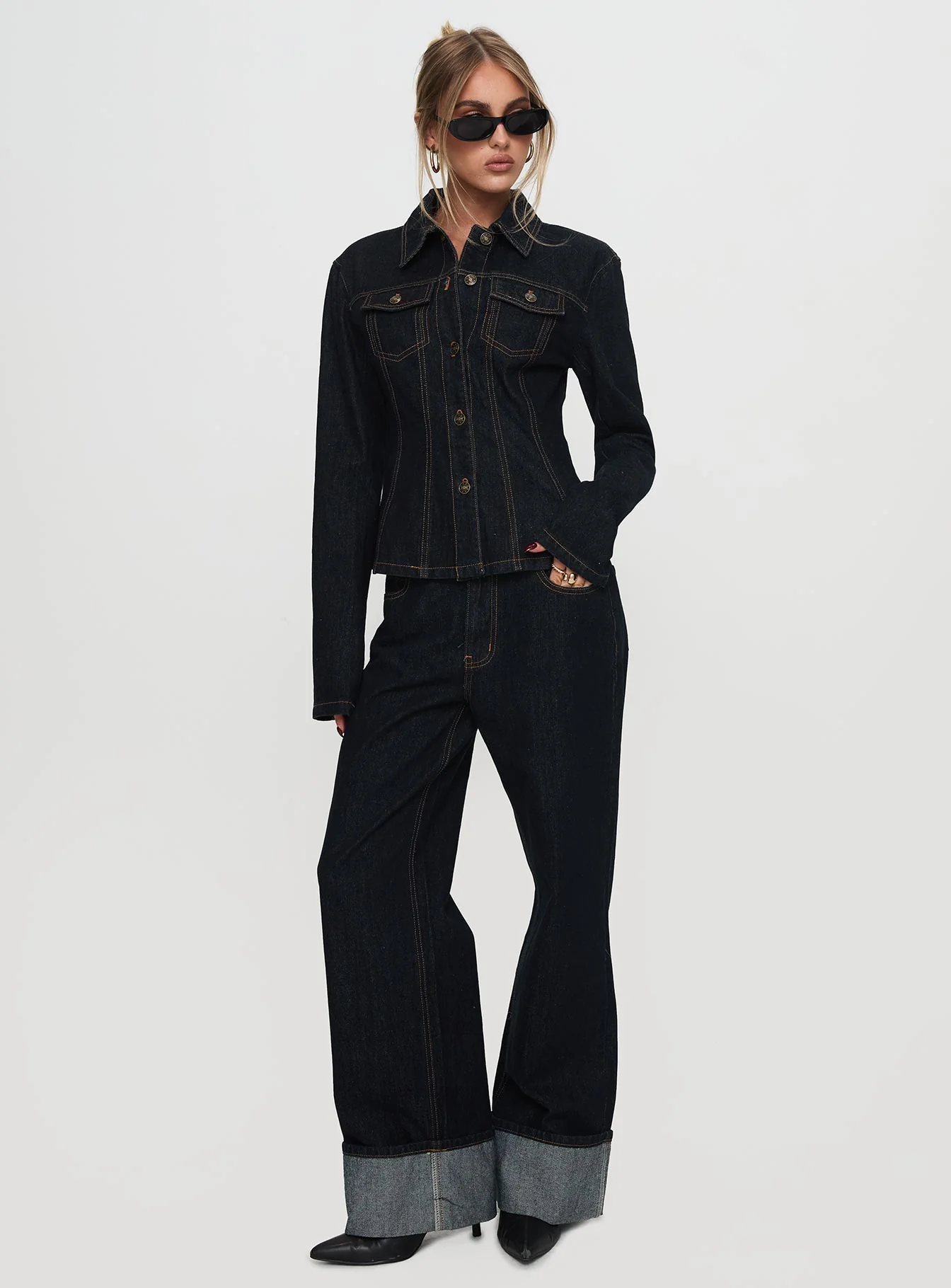 Rider Denim Jacket Dark Denim