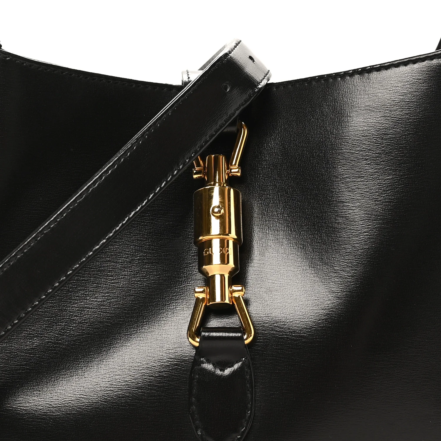 Boarded Dyana Lux Calfskin Small Jackie 1961 Hobo Black - Top Club