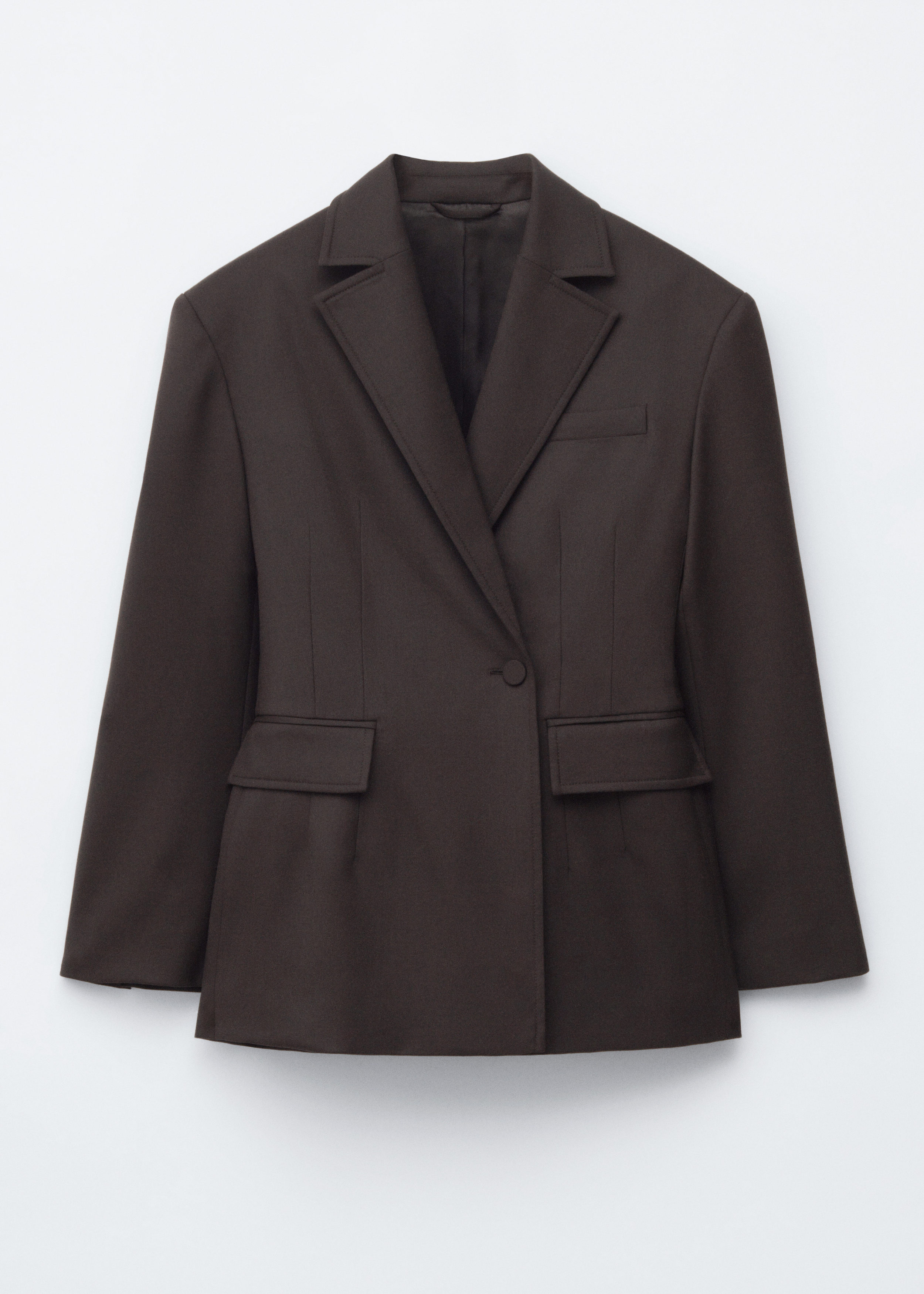 & Other Stories DOUBLE-BREASTED WOOL BLAZER