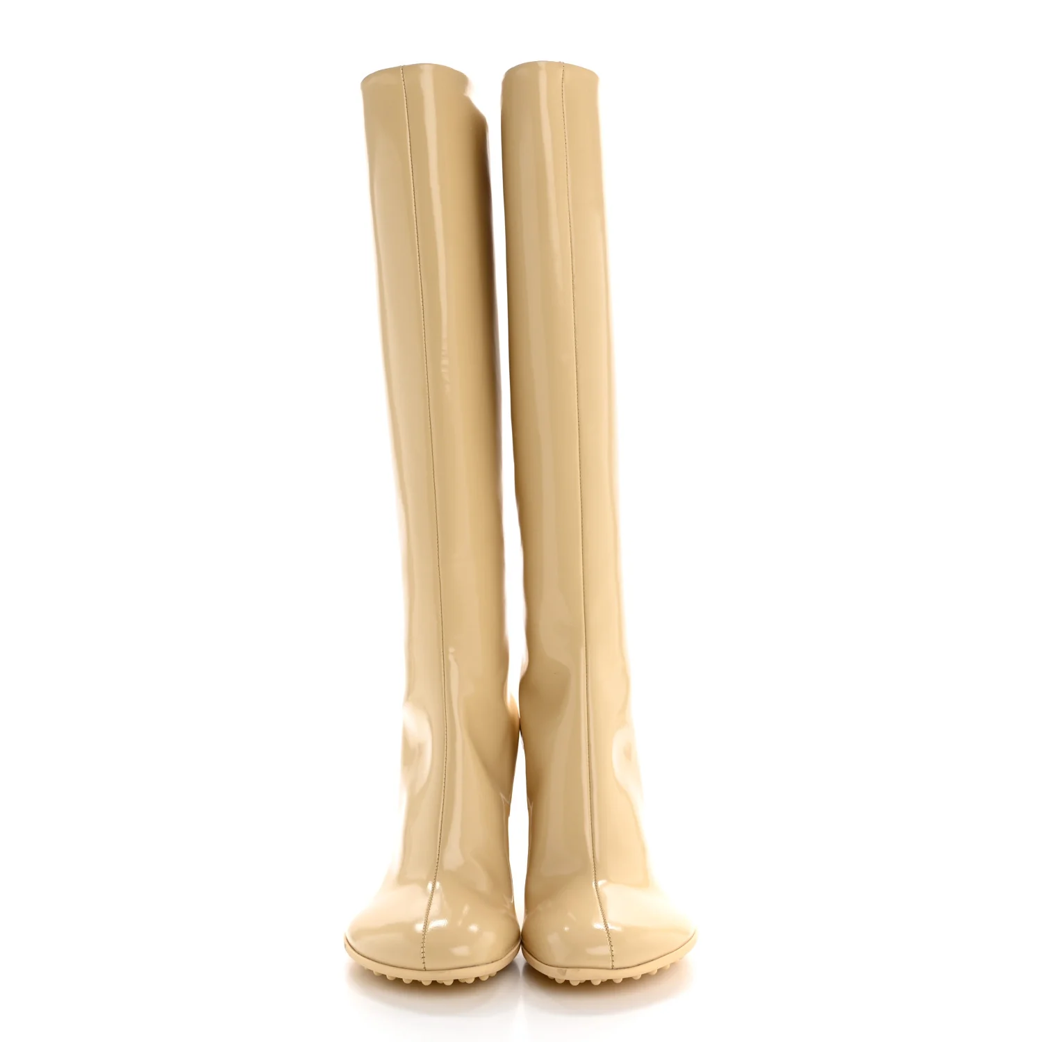 Patent Lambskin Atomic Boots 39 Rubber - Top Club
