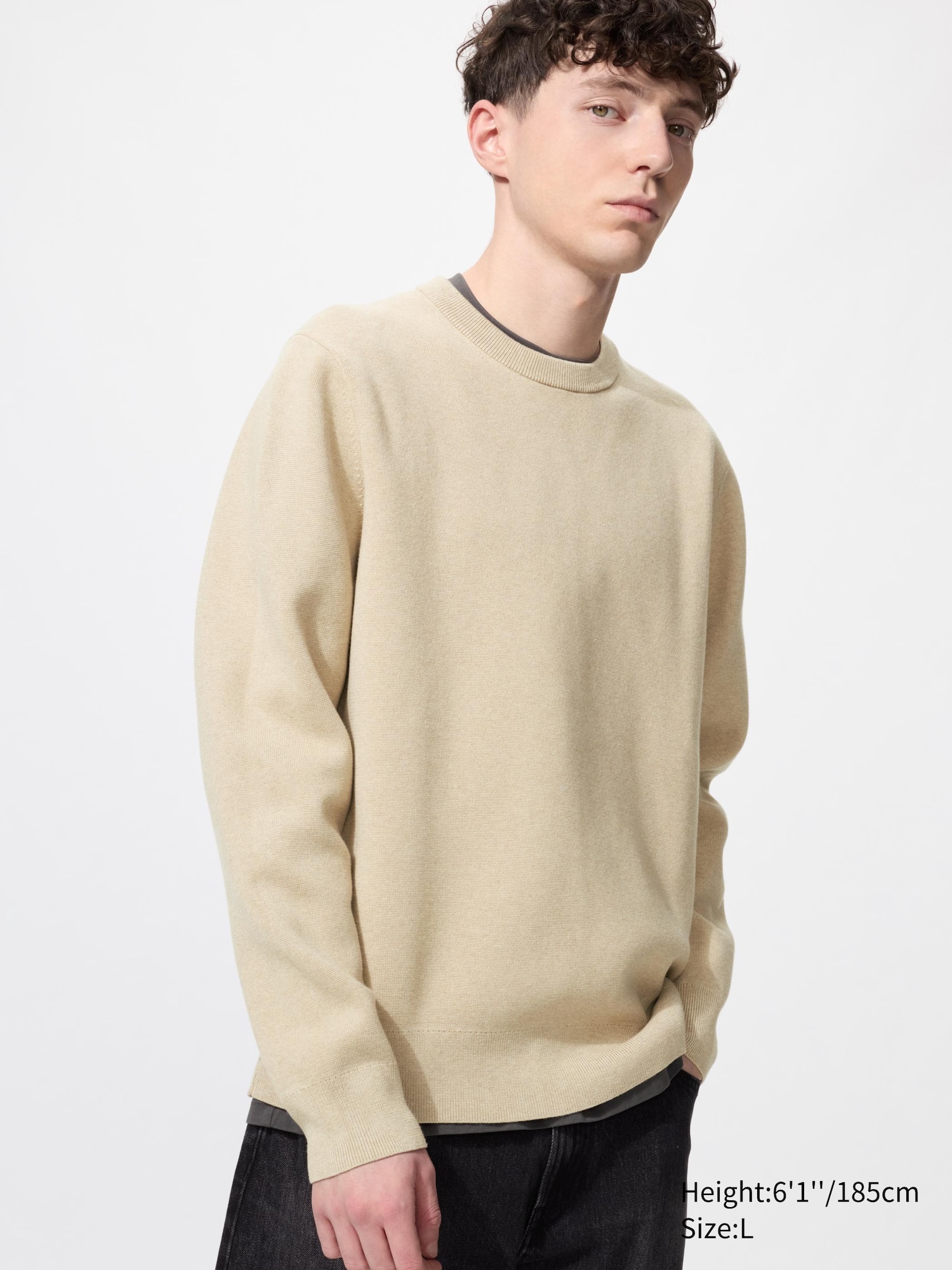 Washable Milano Ribbed Crew Neck Sweater