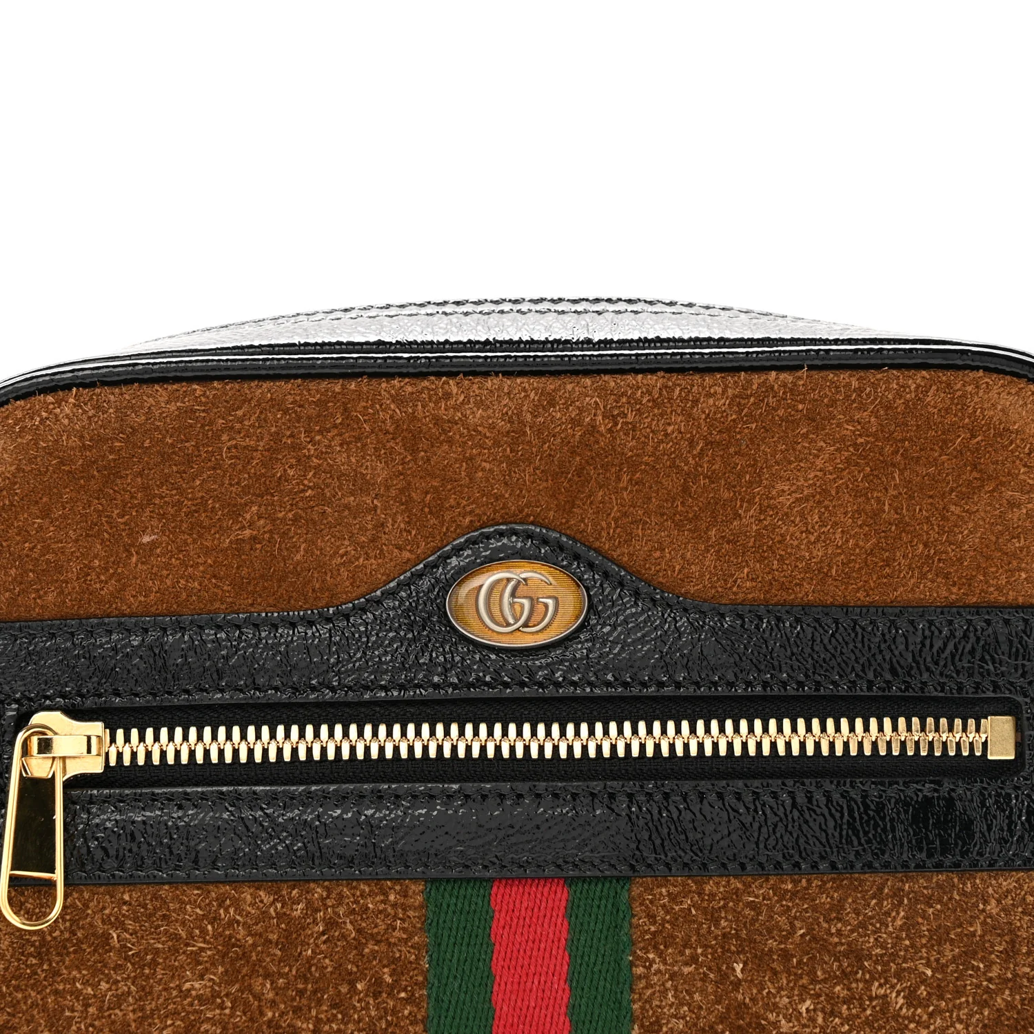 Suede Small Ophidia Belt Bag 85 34 Brown - Top Club
