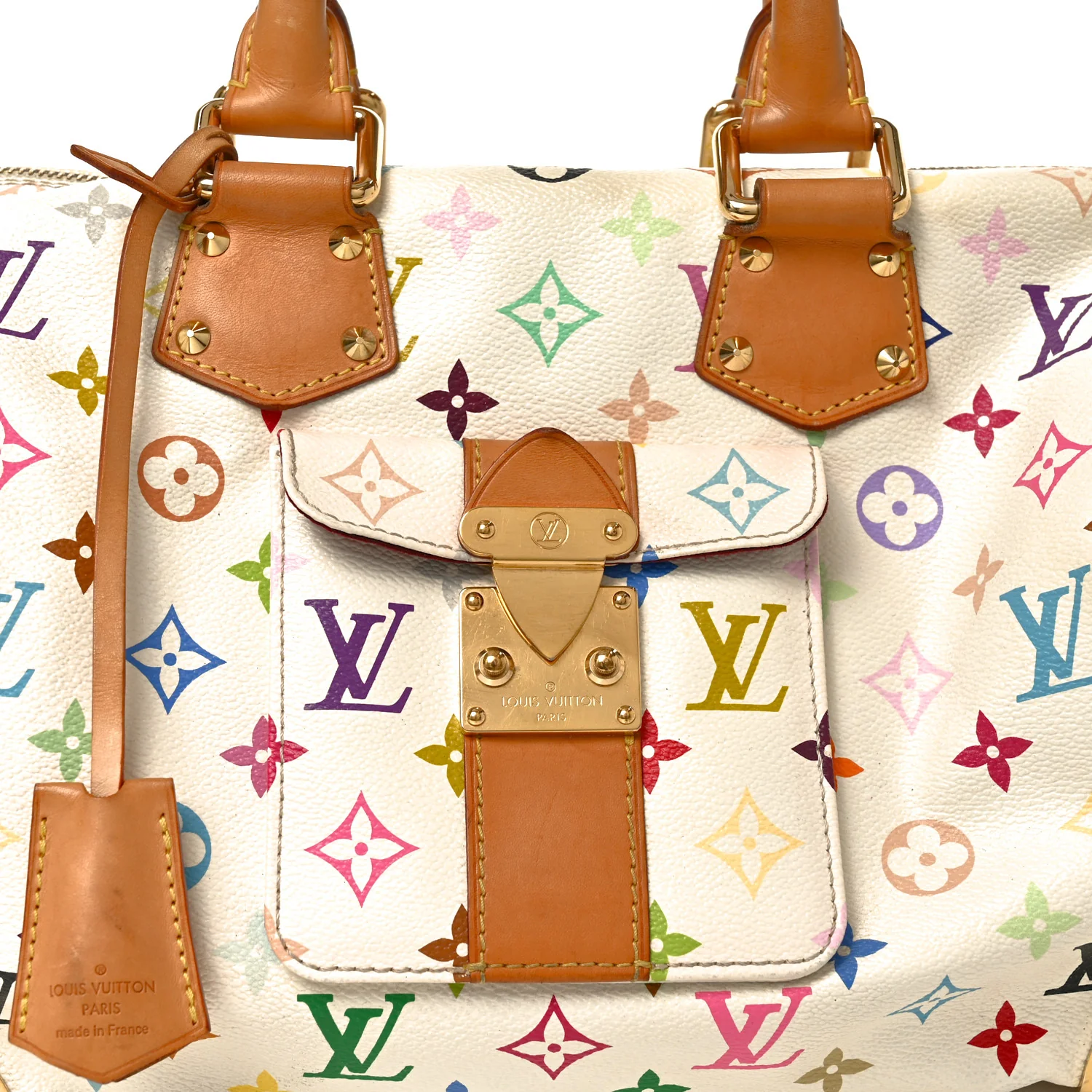 Monogram Multicolor Speedy 30 White - Top Club