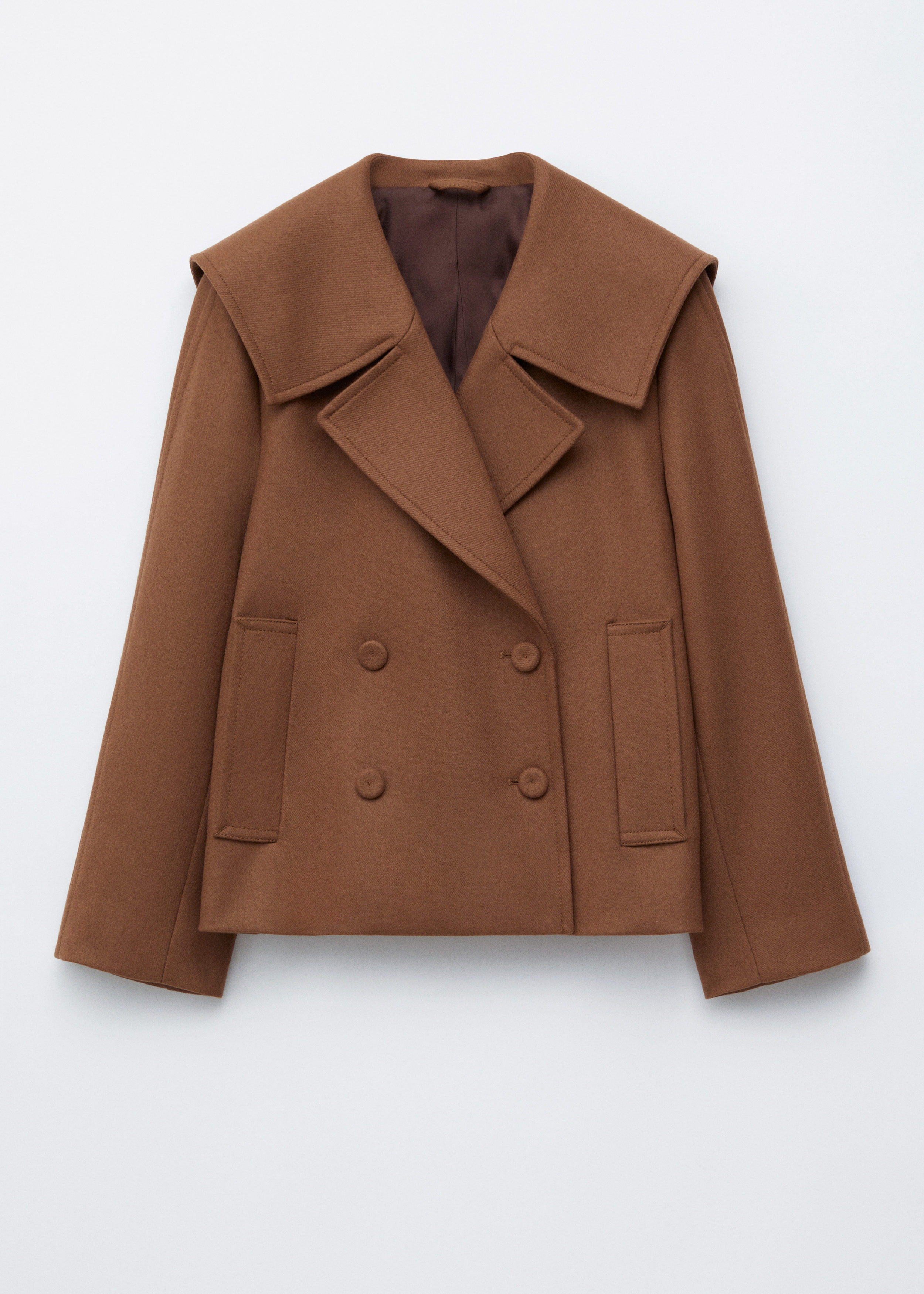 & Other Stories DOUBLE-BREASTED WOOL JACKET