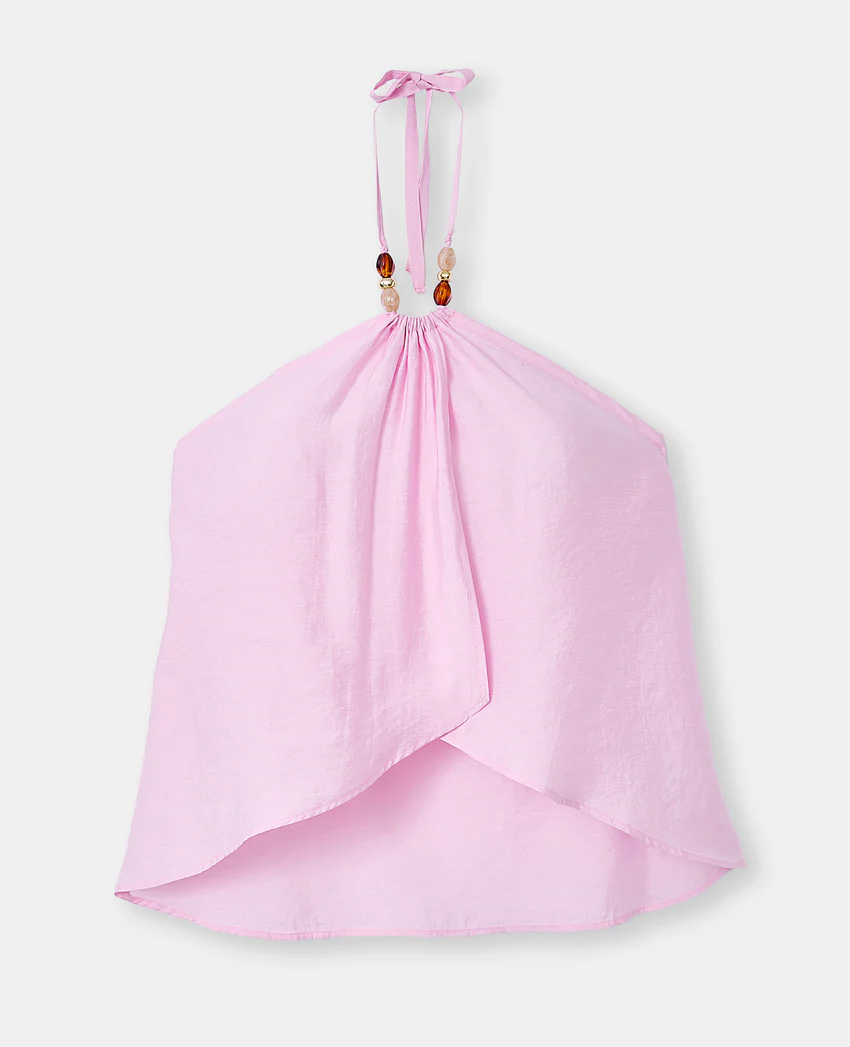 Pimkie Top foulard dos-nu avec perles