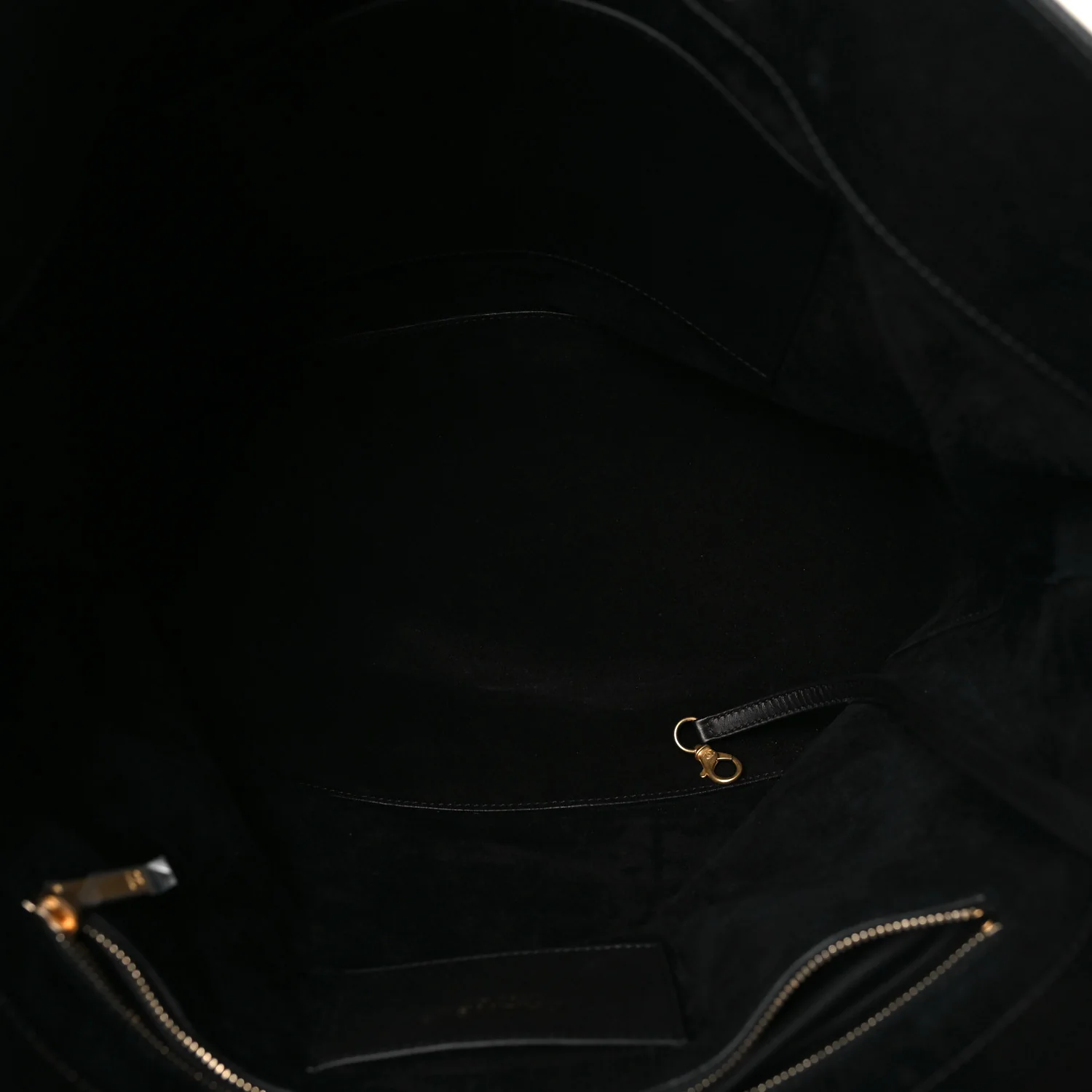 Shiny Caviar Stitched Softly Quilted Tote Black - Top Club
