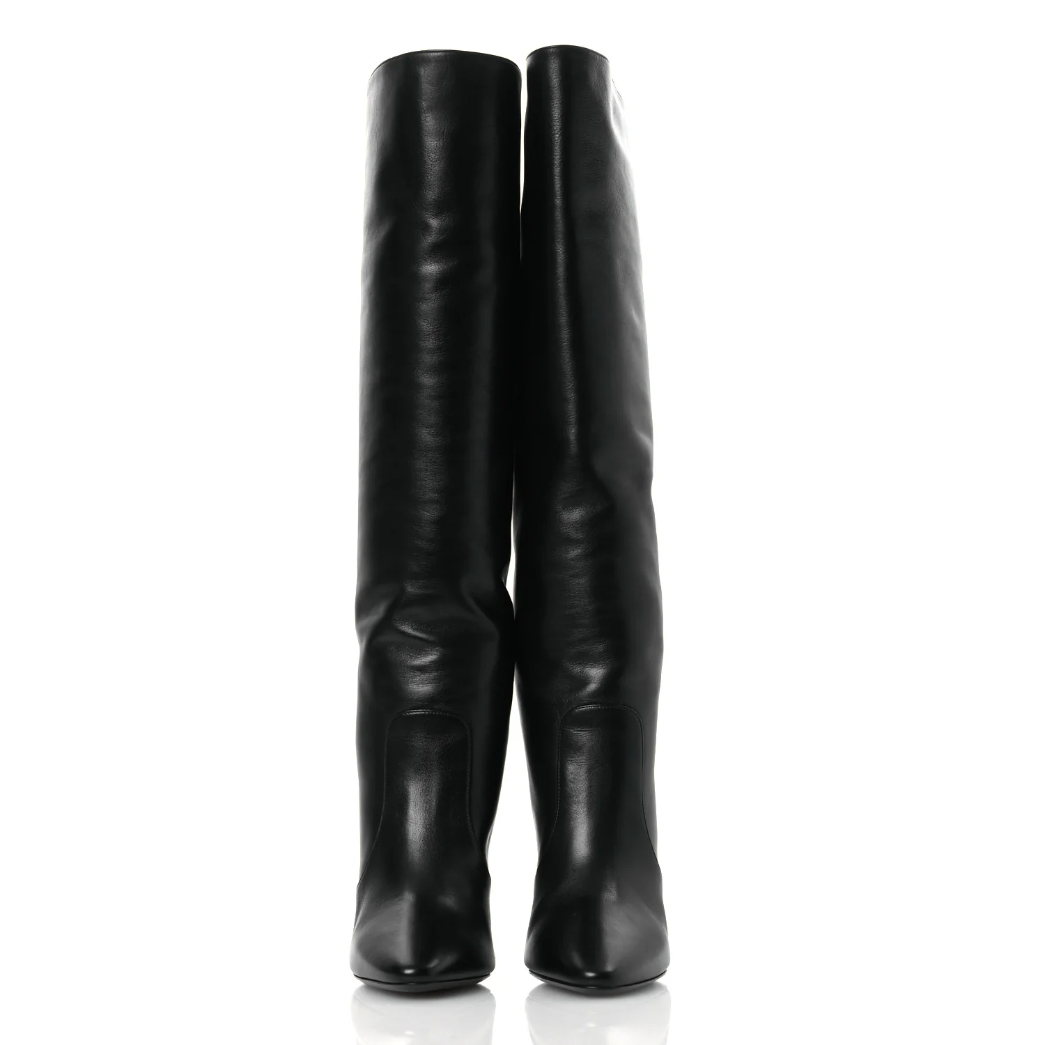 Lambskin Koller 110 Tall Boots 36.5 Black - Top Club