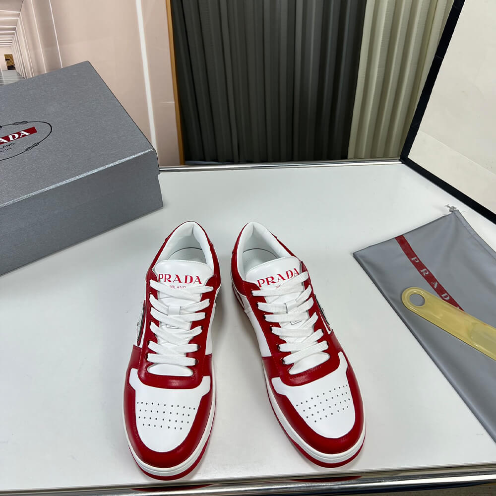 Prada Downtown nappa leather sneakers - Top Club