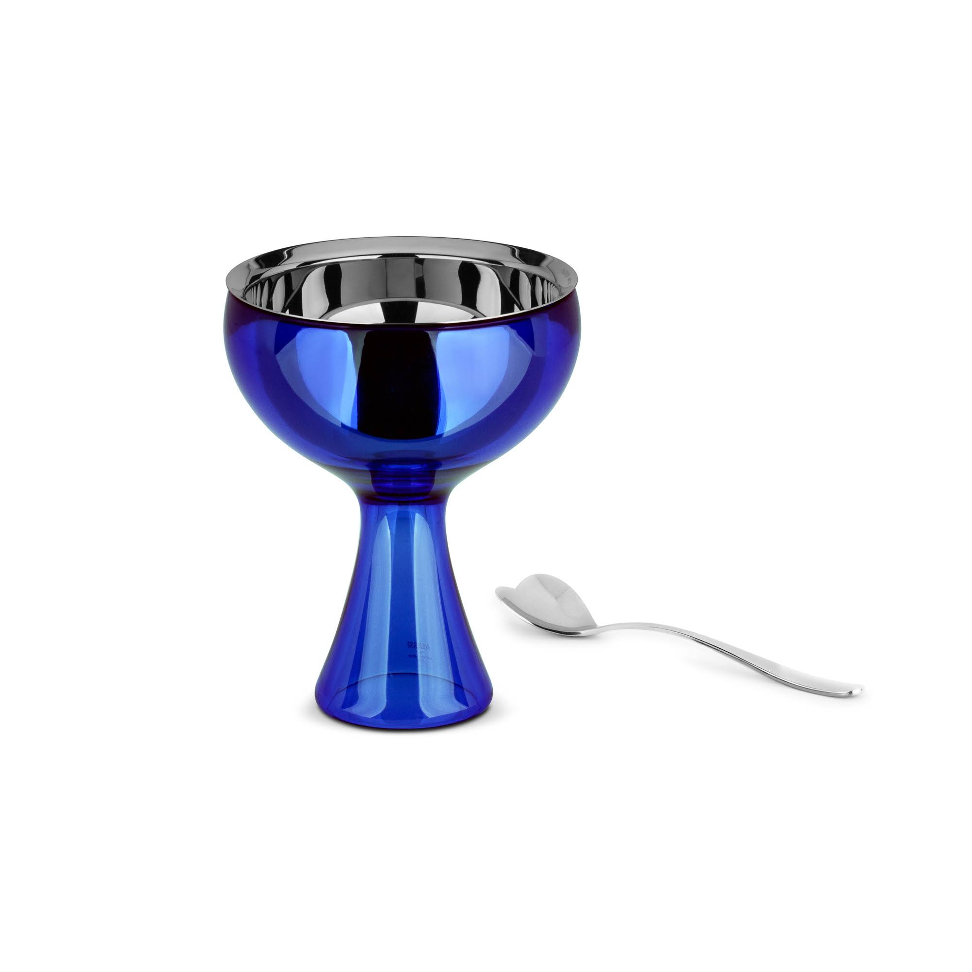 Alessi Big Love Ice Cream Bowl u0026 Spoon - Blue