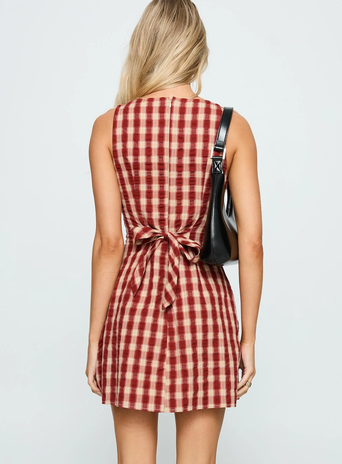 Sweet Somethings Mini Dress Red Check