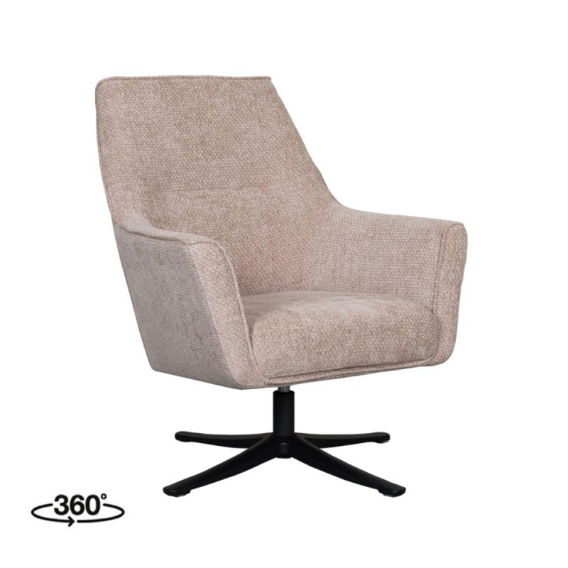 Draaifauteuil Rodney-clay