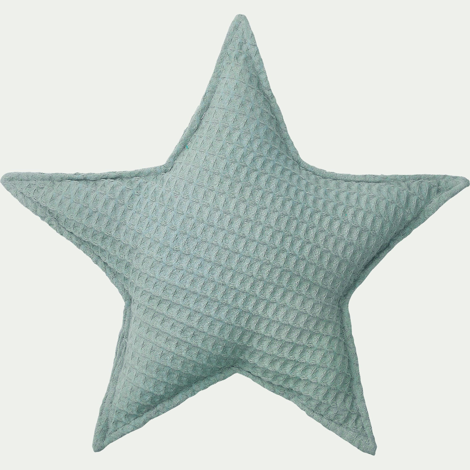ASTER - Coussin forme étoile 45x45cm - bleu