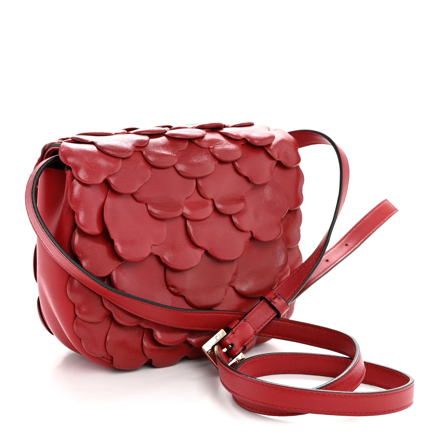 Nappa Atelier 03 Rose Edition Small Flap Crossbody Bag Cerise - Top Club
