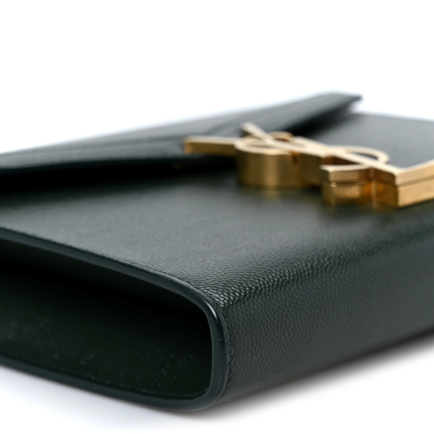 Grain De Poudre Monogram Cassandra Chain Wallet Dark Green - Top Club