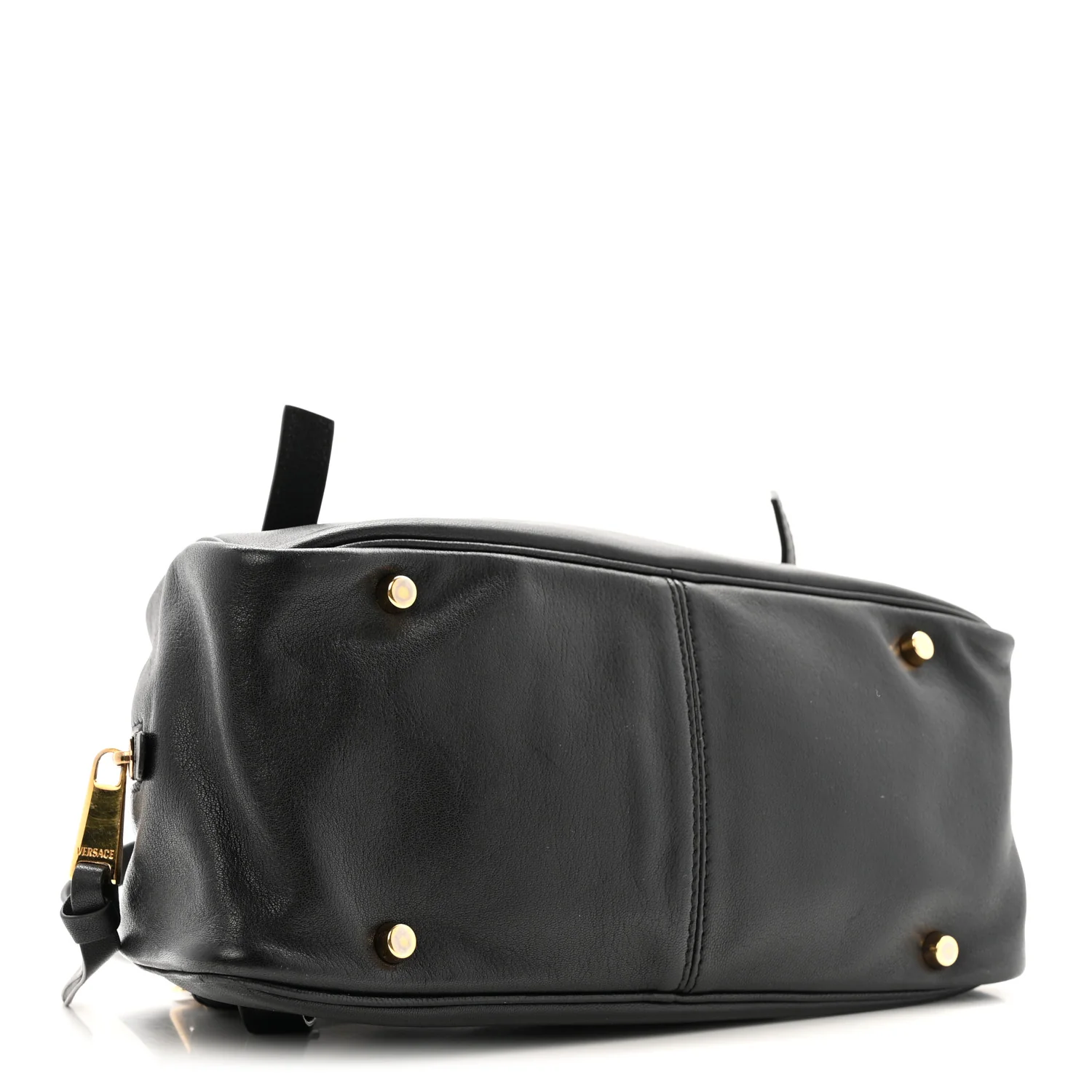 Lambskin Tag Bowling Bag Black - Top Club