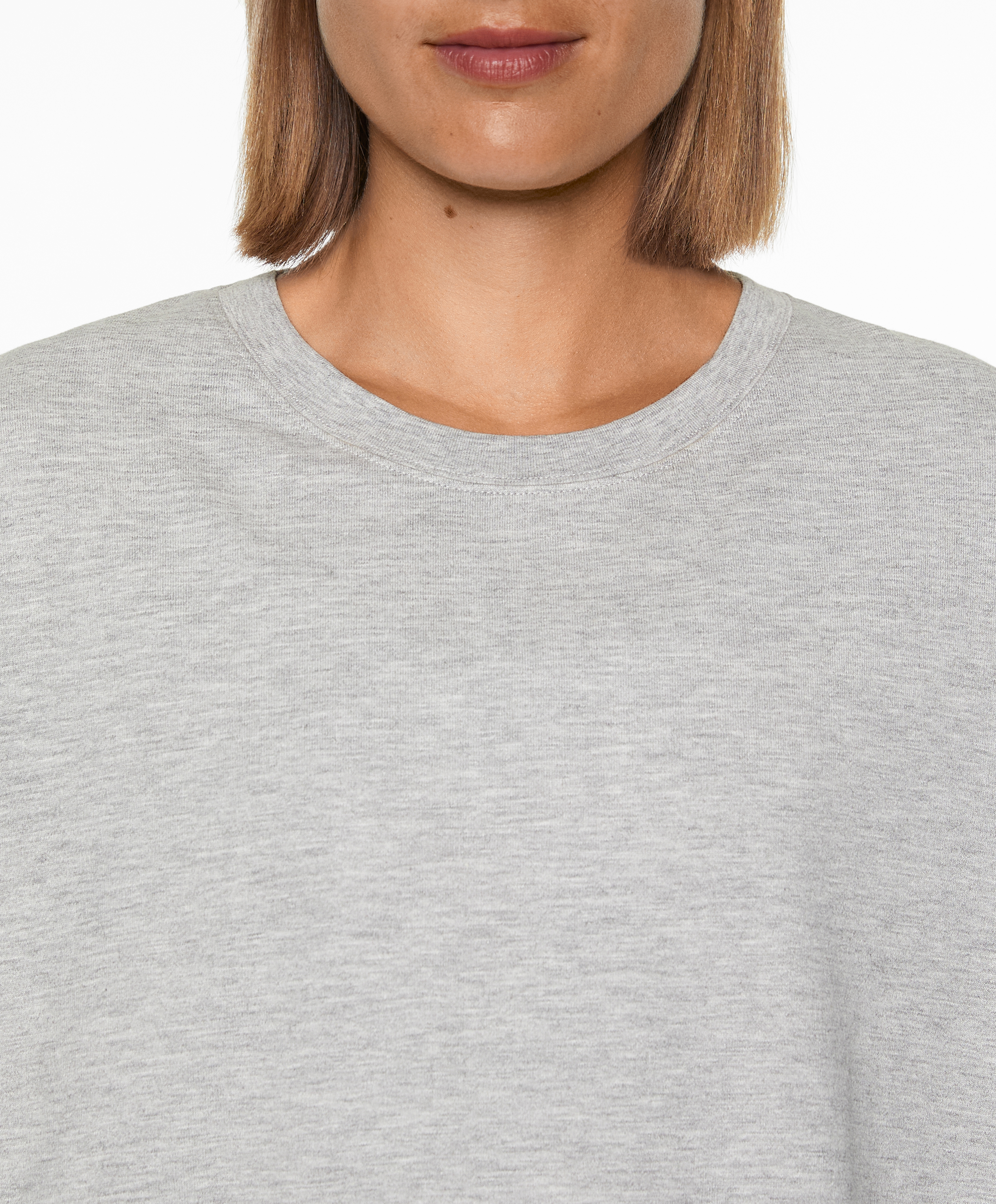 OYSHO Short sleeve cotton blend T-shirt