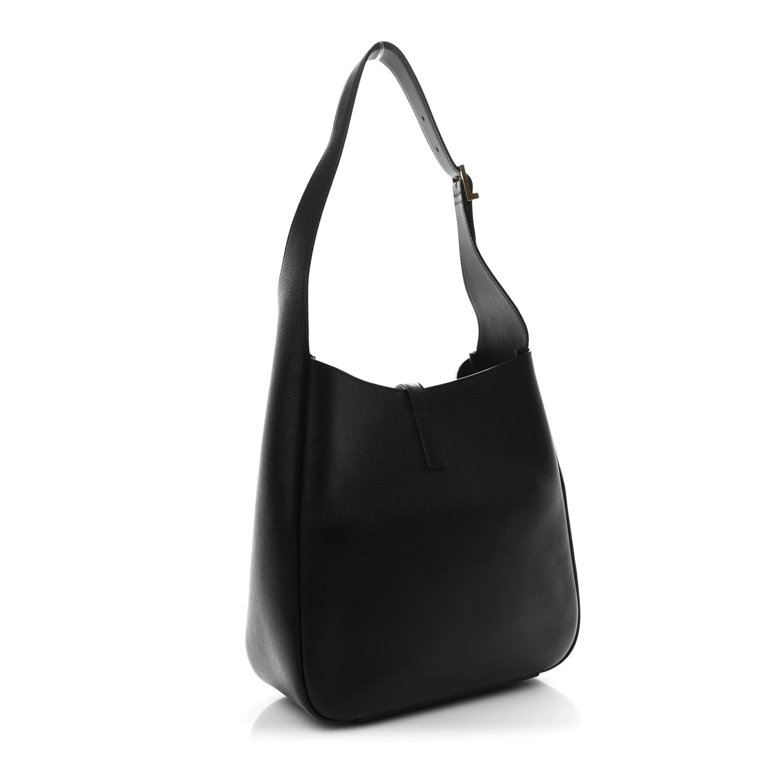 Smooth Calfskin Small Le 5 A 7 Soft Hobo Black