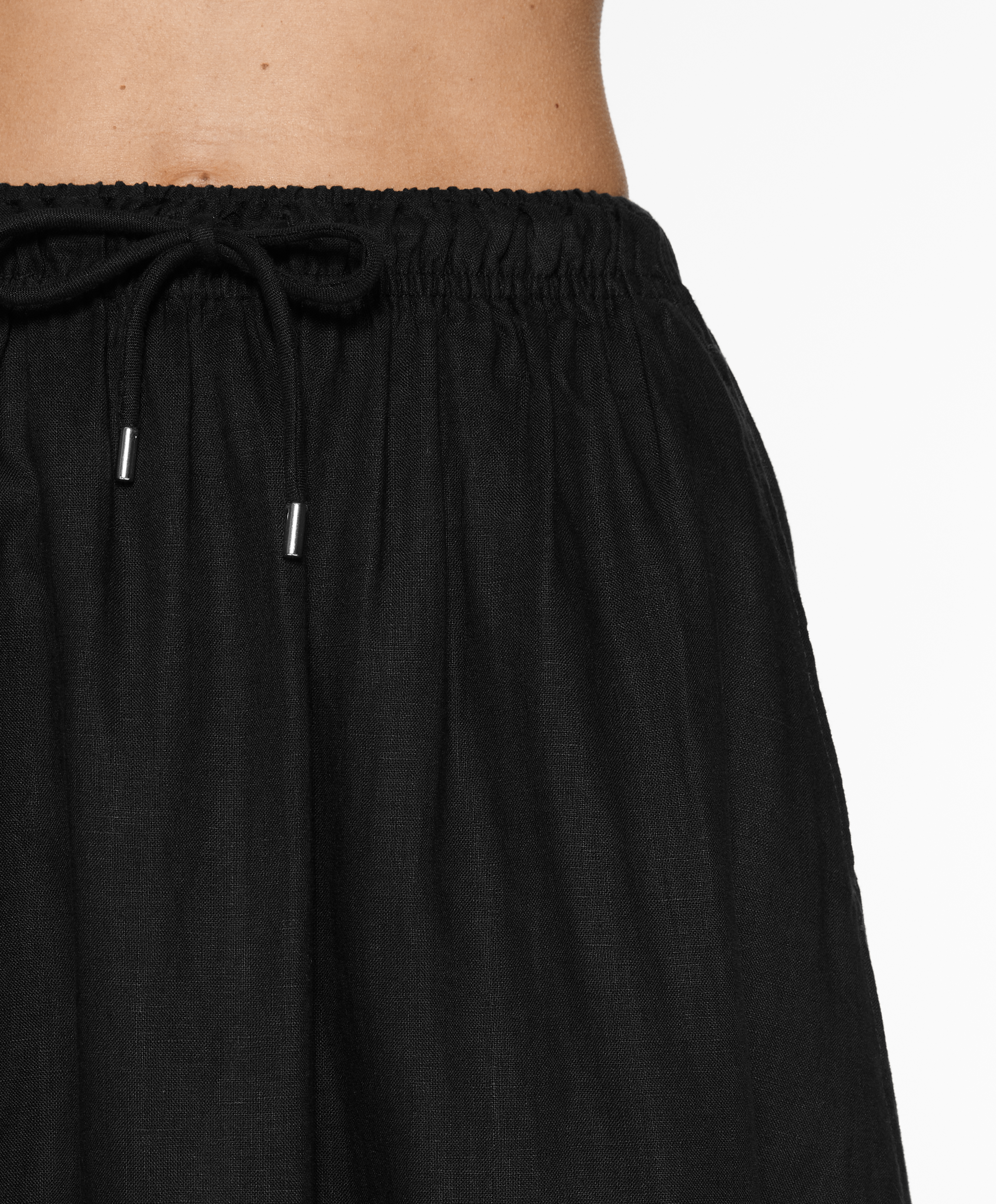 OYSHO Long 100% linen skirt