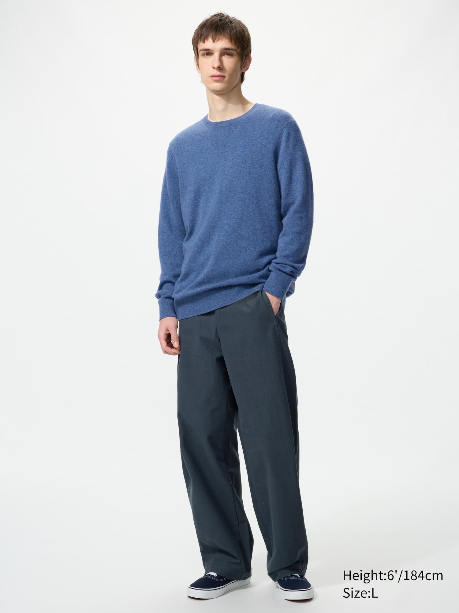 100% Cashmere Crew Neck Sweater