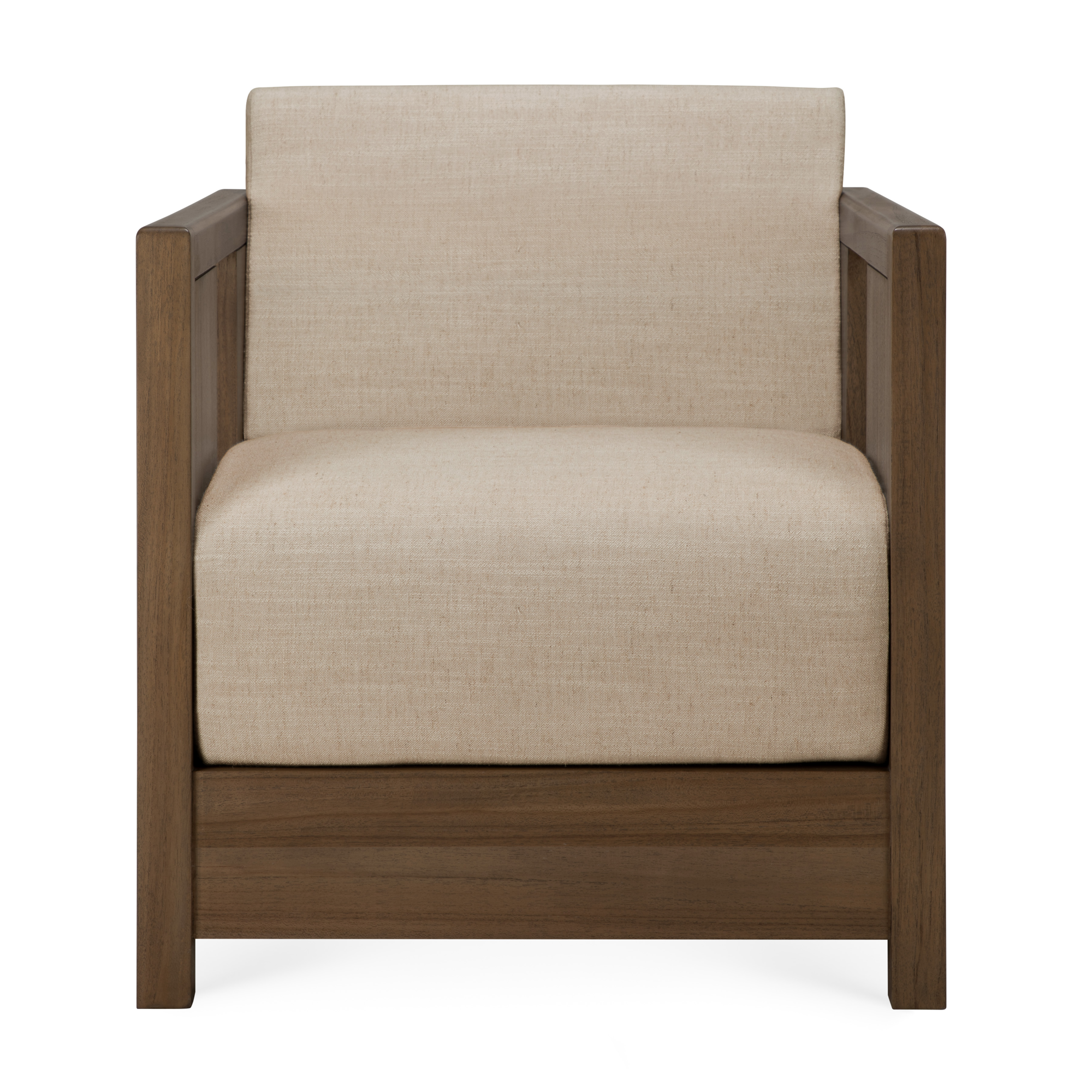 Fauteuil Roan teak wild brown flax