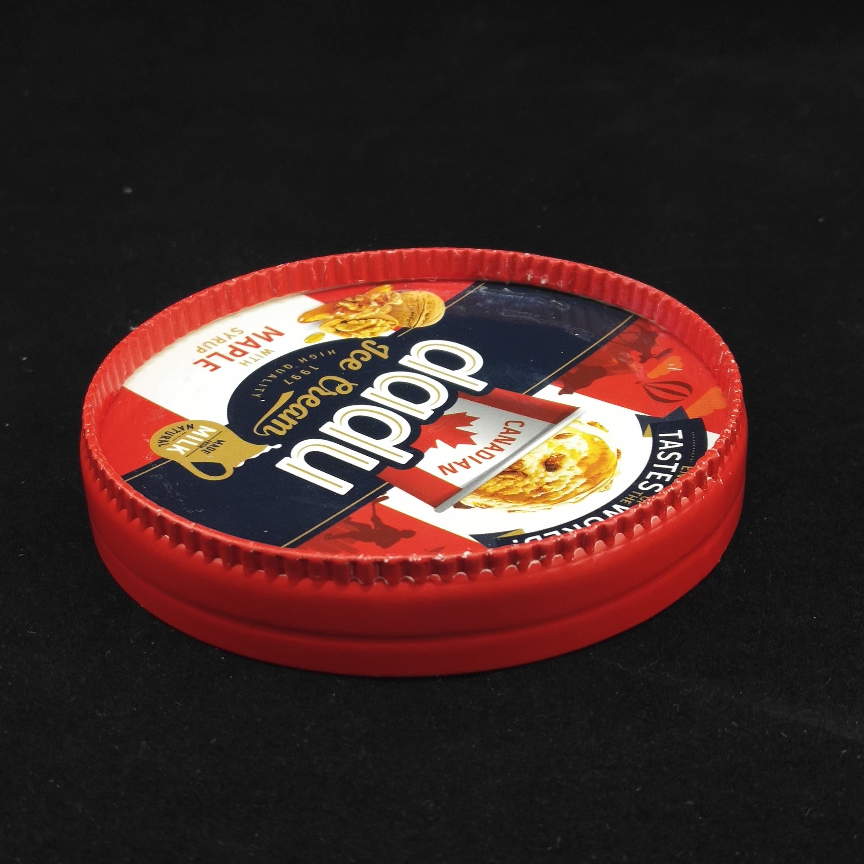 Stackable Paper Lids Soup Bowl Cup Paper Lid Ice Cream Cups Lids Printing Customized