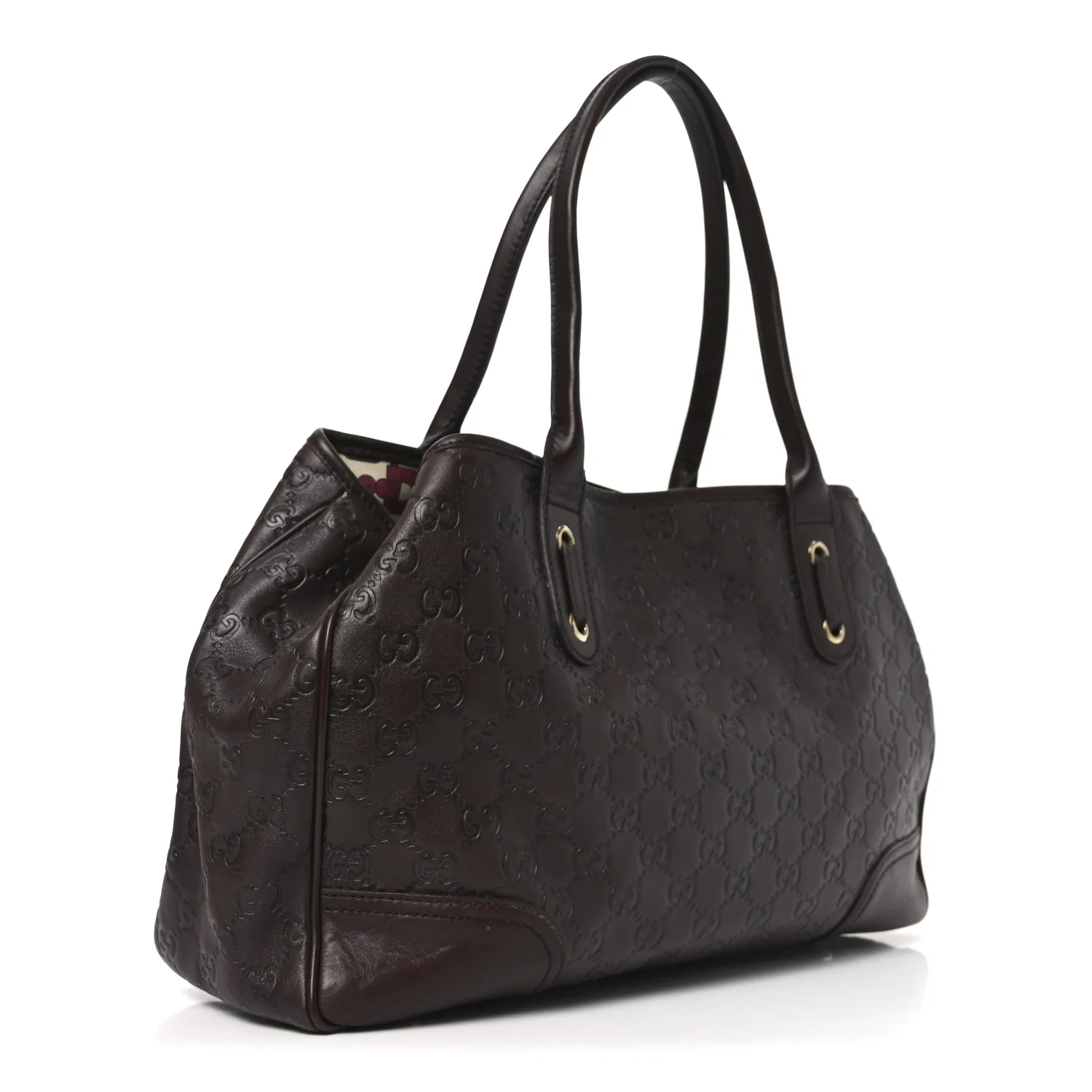 Guccissima Medium Princy Tote Dark Brown - Top Club