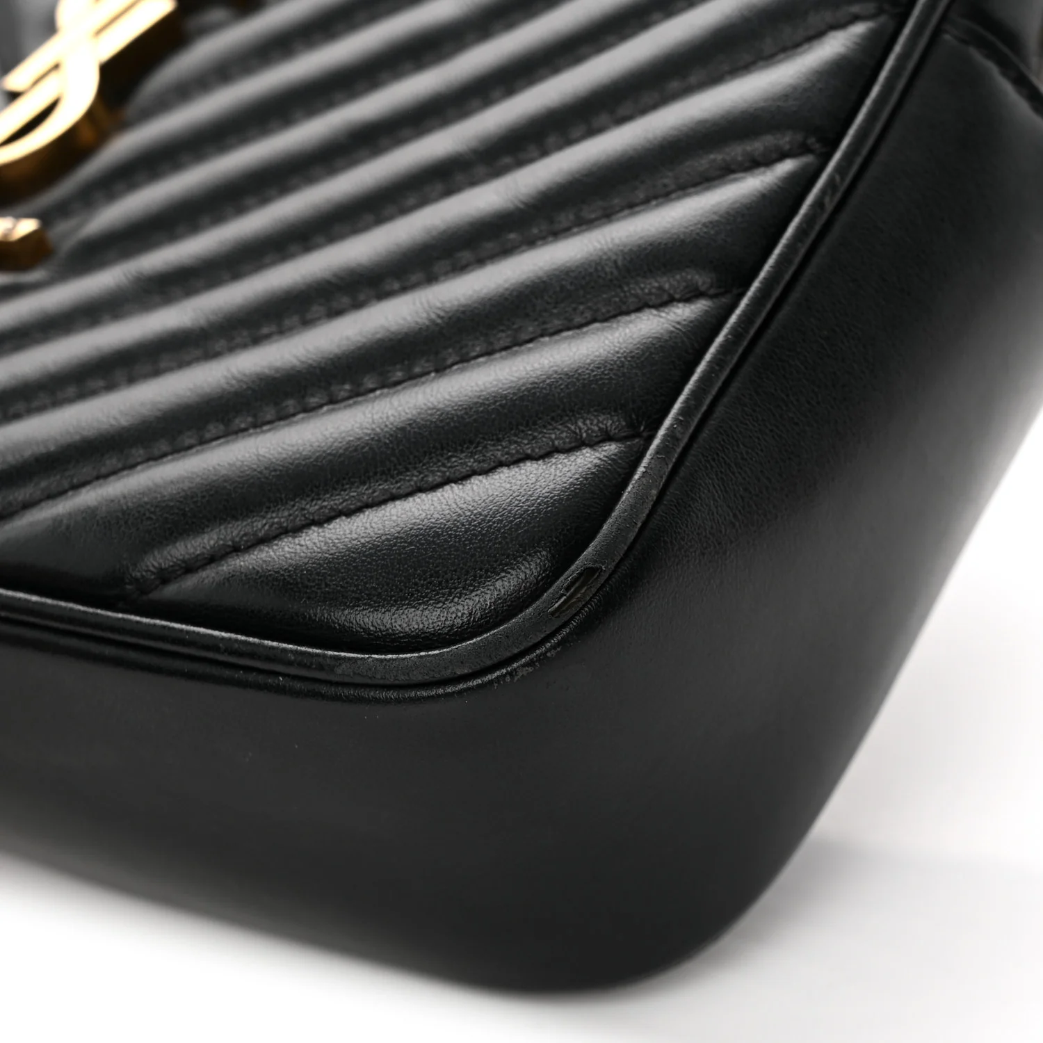 Calfskin Matelasse Monogram Lou Camera Bag Black - Top Club