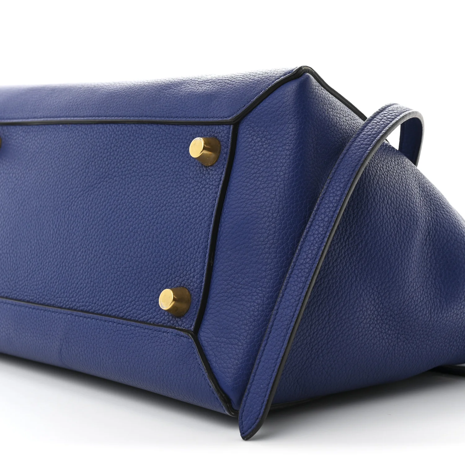 Grained Calfskin Mini Belt Bag Indigo - Top Club