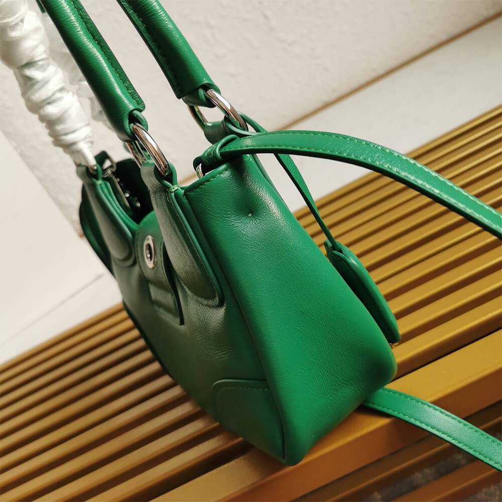 Prada Moon padded nappa-leather bag - Top Club