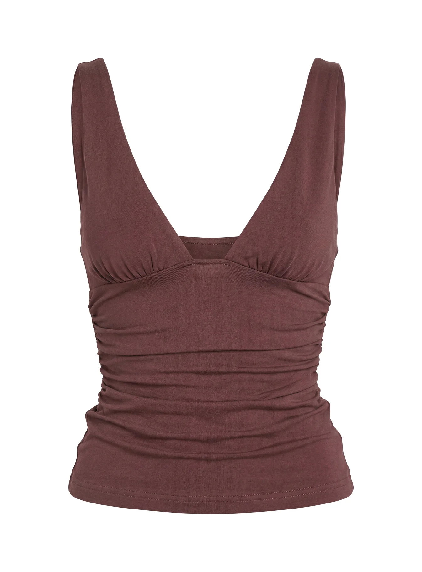 Sublime Ruched Top Brown