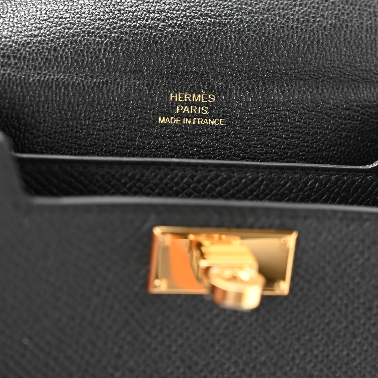 Epsom Kelly Multi Pocket Pochette To Go Black - Top Club