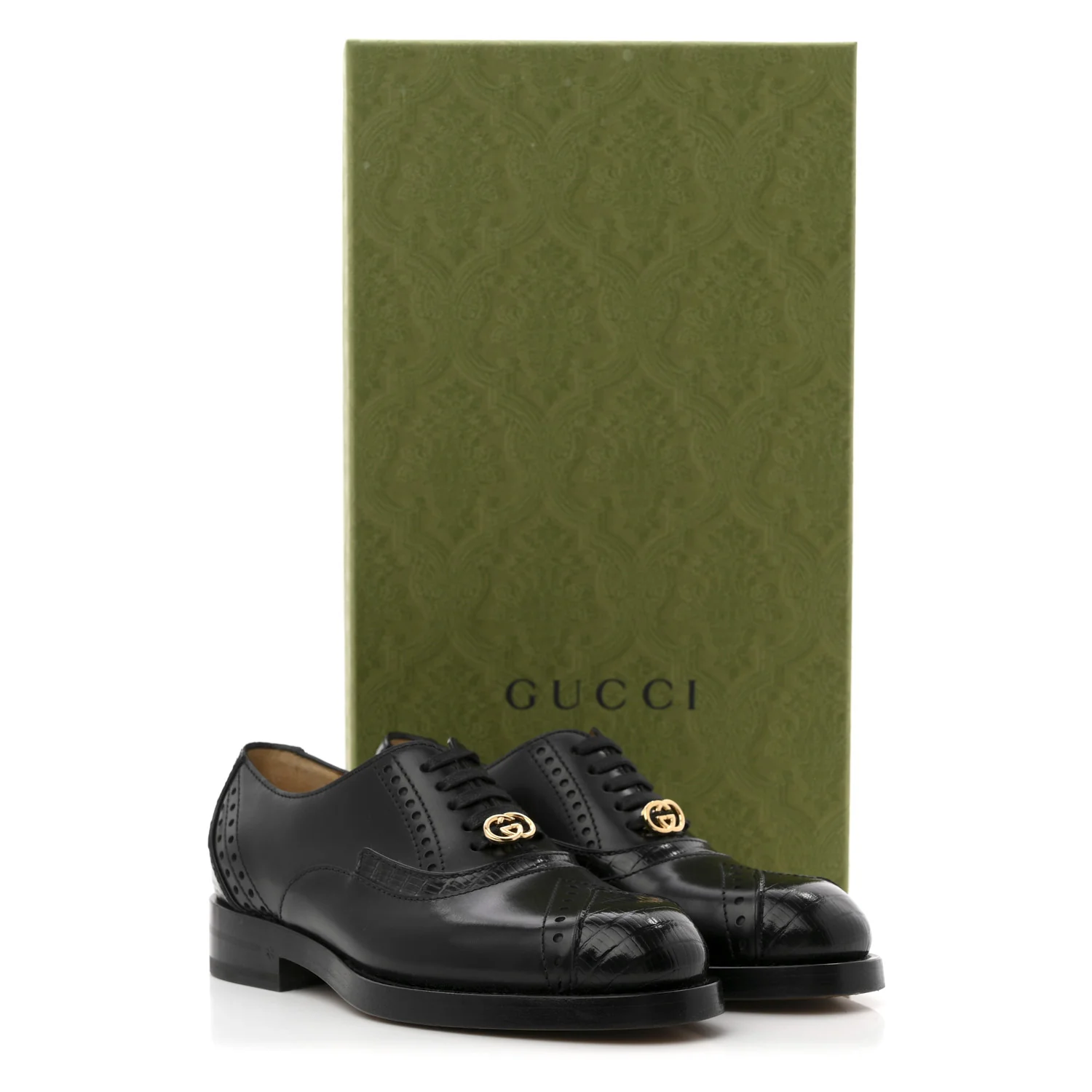 Glossy Calfskin Tejus Womens Lace Up Loafers 35 Black - Top Club